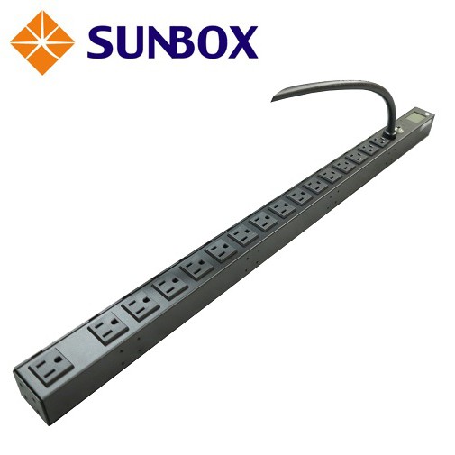 16孔30安培 LCD電錶 PDU (SPM-3012-16L6)SUNBOX