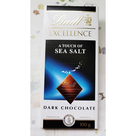 《瑞士蓮 Lindt》極醇系列海鹽口味黑巧克力100g即期品(效期2024/07/01) 市價145元特價69元