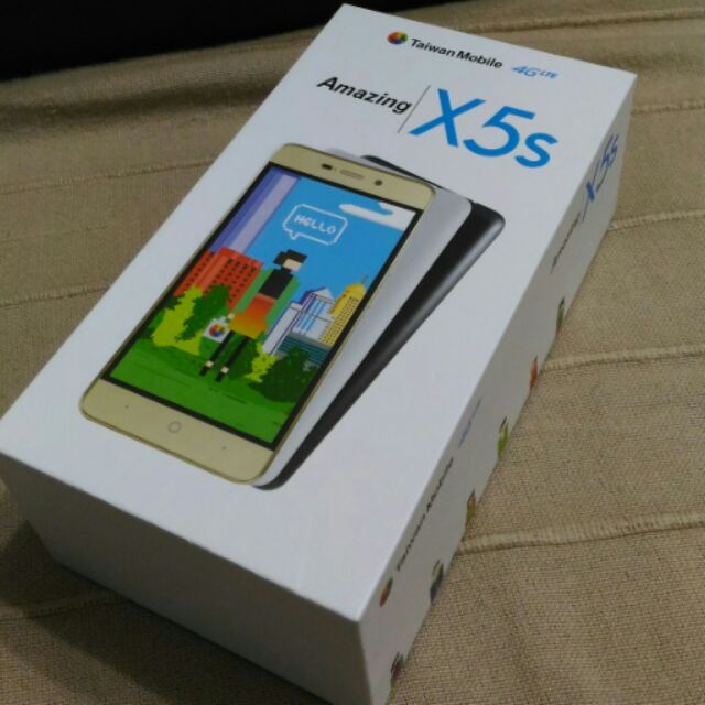 [全新]TWM台灣大哥大品牌手機 4G LTE Amazing X5s (白)