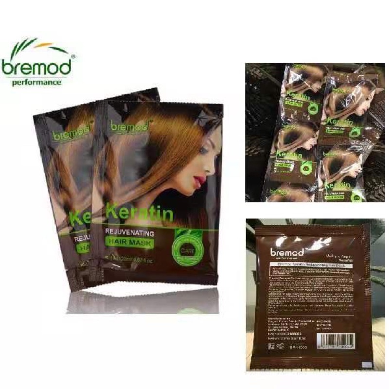 Best Seller Bremod Keratin Rejuvinating Hair Mask 20ml