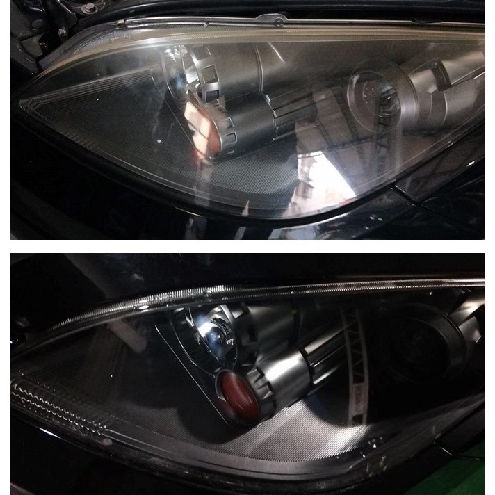 大燈快潔 Mitsubishi 三菱 Savrin Inspire Lancer 原廠大燈泛黃霧化拋光翻新處理