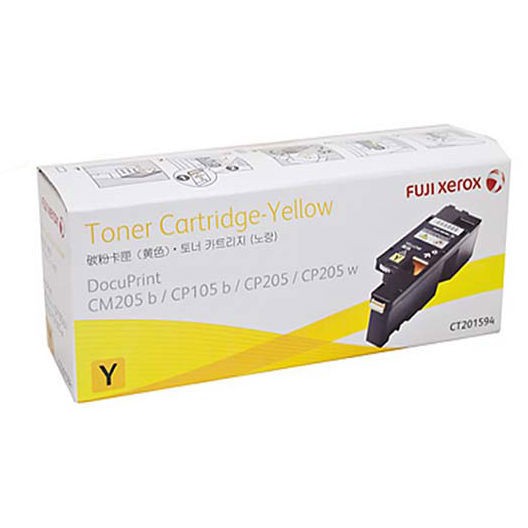 【富士全錄 Fuji Xerox】CT201594 黃色碳粉匣