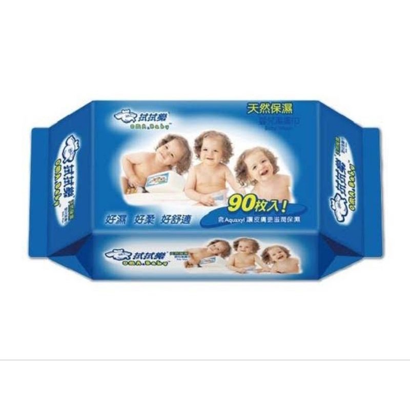 宅配免運 拭拭樂 天然保濕嬰兒柔濕巾(增量版90抽x24包/箱)