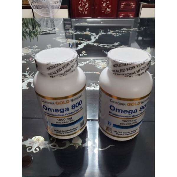 90粒California Gold Omega 800 80%rTG魚油(KD-PÜR®)