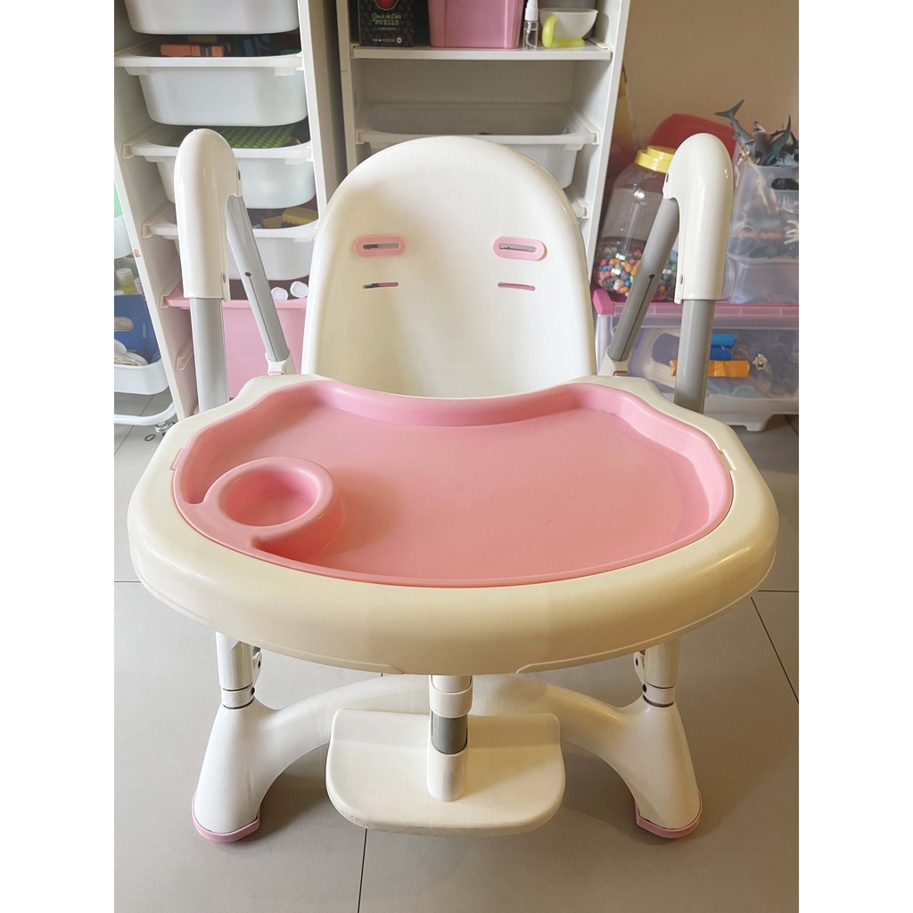 二手/My Heart兒童餐椅/可調高低折疊式寶寶餐椅