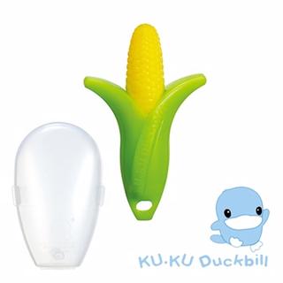 "KU.KU酷咕鴨 寶寶玉米固齒器 咬牙 磨牙 玩具 旺媽的奶粉+雲端發票