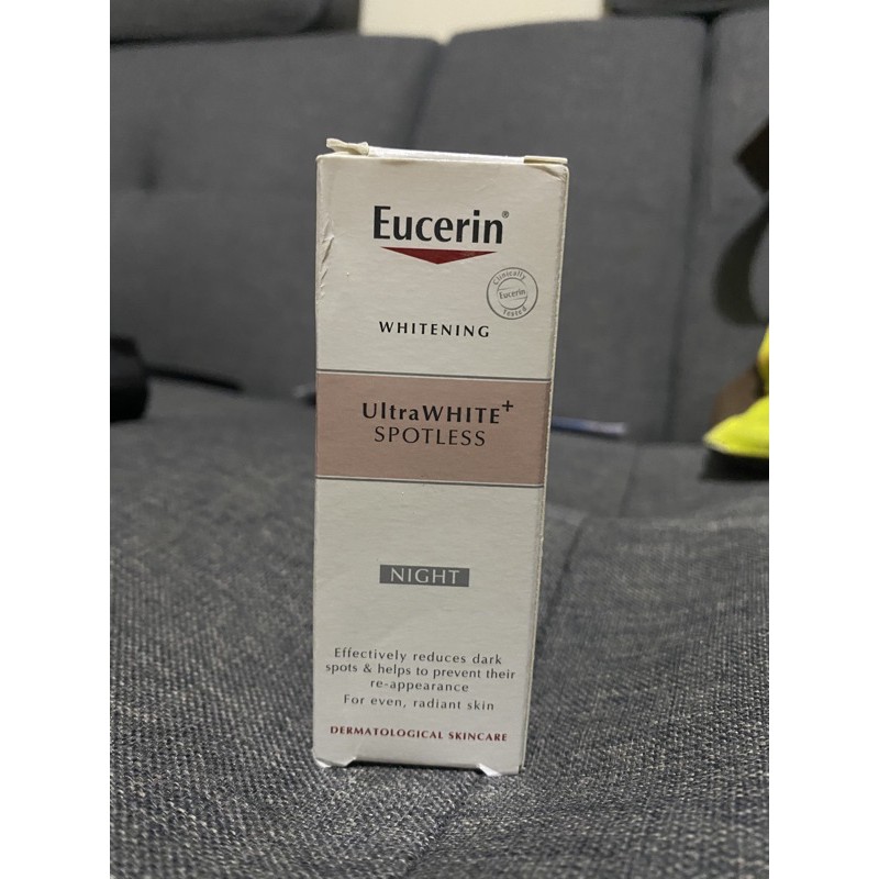 Eucerin 超白無塵 20ml 晚霜