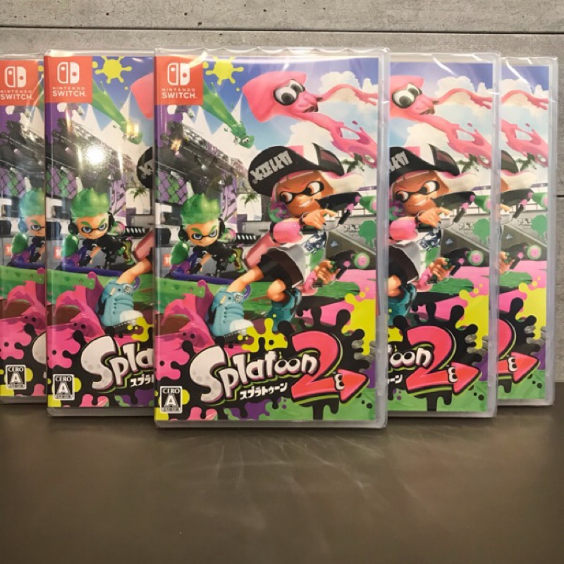 全新未拆現貨 Ns 任天堂nintendo Switch 漆彈大作戰2 Splatoon 2 斯普拉遁 蝦皮購物