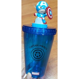 ☆ 全家 ☆ 全新已拆封 ☆ 復仇者聯盟 MARVEL ☆ 美國隊長 ☆ 超級吸力杯