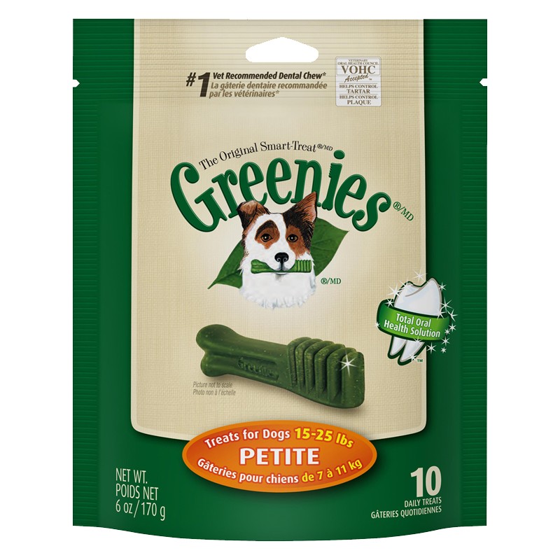 【新包裝】健綠潔牙骨袋裝/盒裝小型犬(7~11kg)，三種規格 Greenies