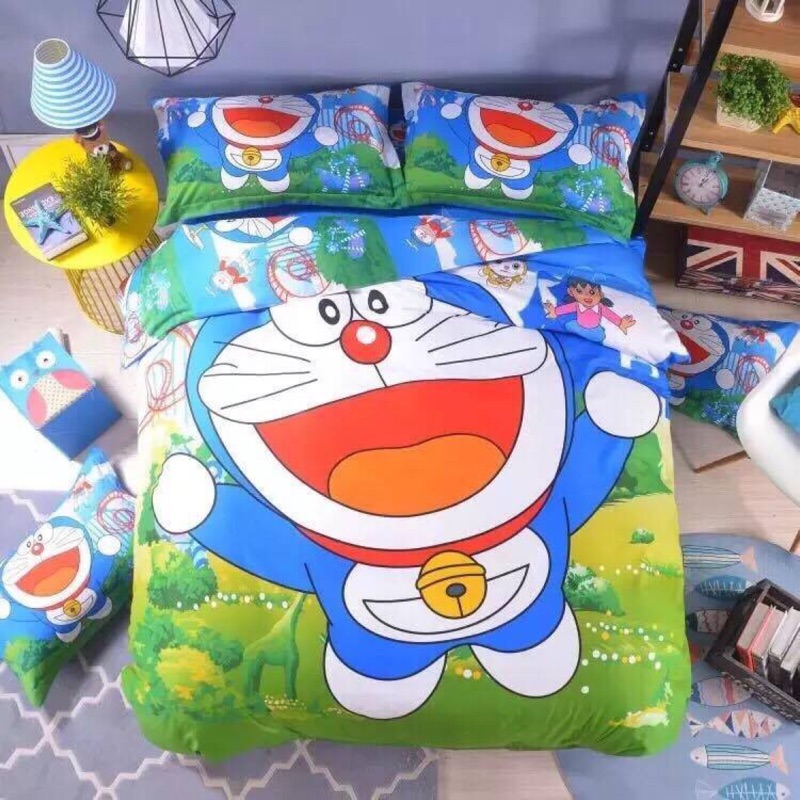 哆啦A夢飛翔床包組（單一尺寸180 x 200 x 23cm）