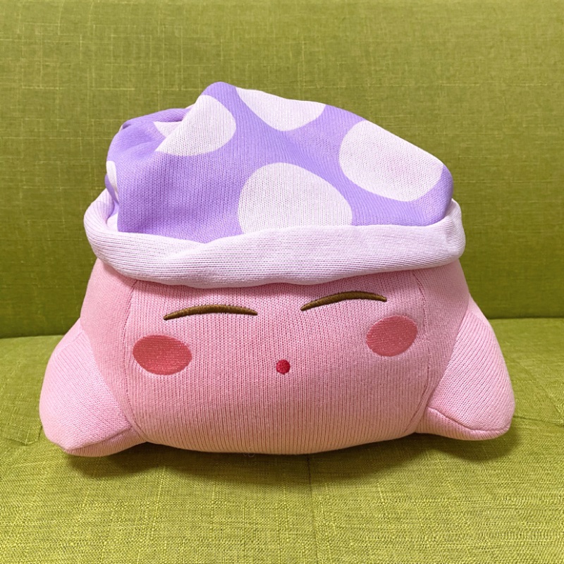 日本景品 正版 日版 全新 日本娃娃機 星之卡比 卡比之星 Kirby 睡帽卡比 娃娃 玩偶