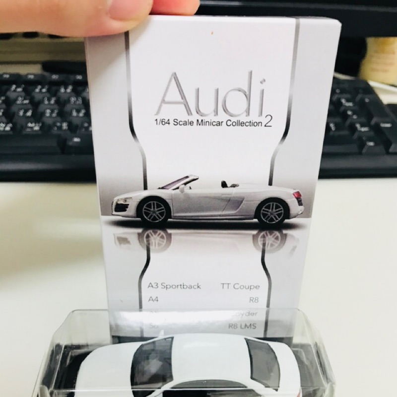 Kyosho 京商 Audi A4 模型車 1:64 最好看的白色