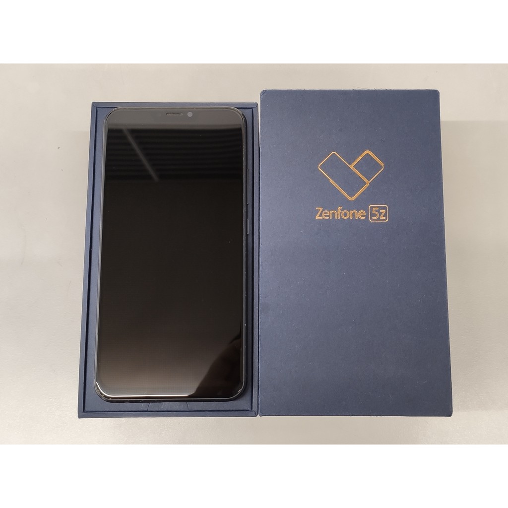 華碩 ASUS Zenfone 5Z ZS620KL 深海藍 高通S845 6G/64G 附充電 耳機 九成新 便宜賣