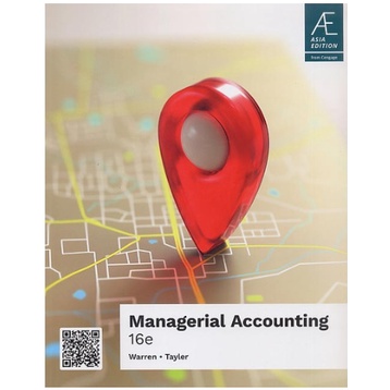 滄海-建宏 Managerial Accounting 16/e AE Warren 9789815059489 &lt;建宏書局&gt;