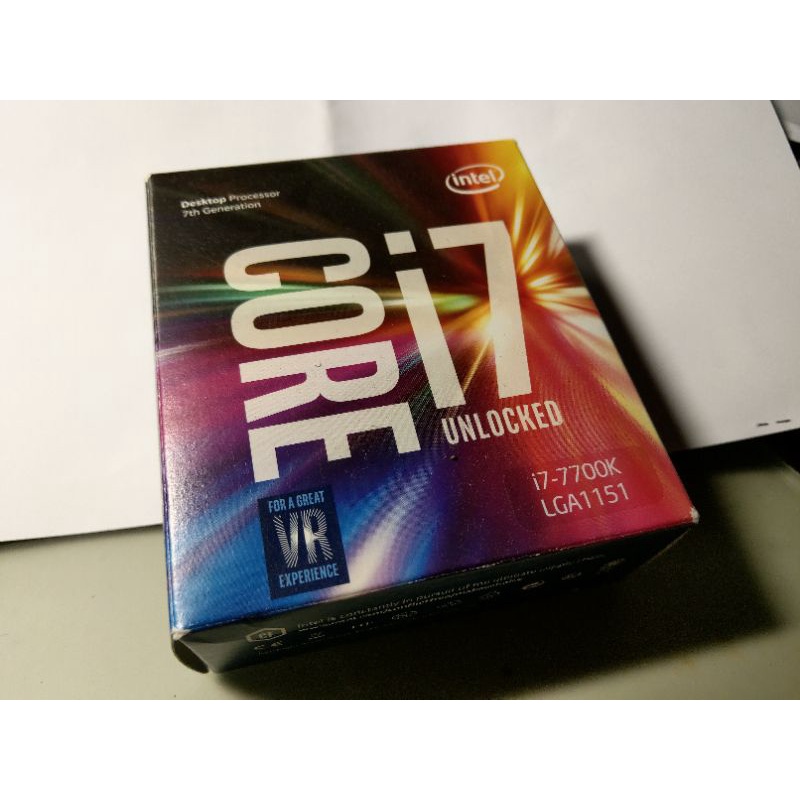 i7 7700k 二手CPU 含盒裝
