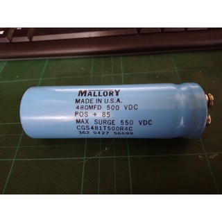 MALLORY 美國高壓電容_音響聖品 480uF MFD 500 VDC