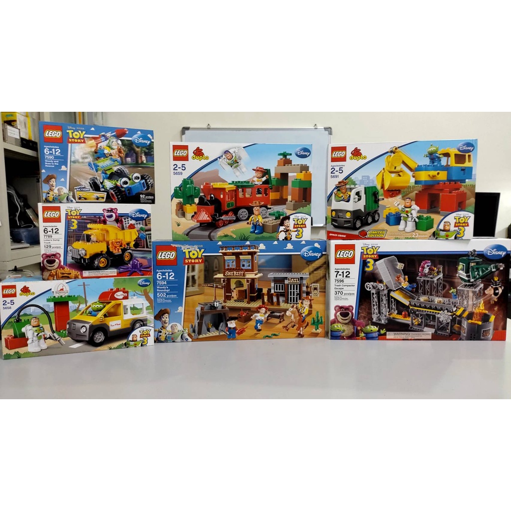 現貨 共七盒 可分售 LEGO 樂高 玩具總動員 5658 5659 5691 7590 7594 7596 7789