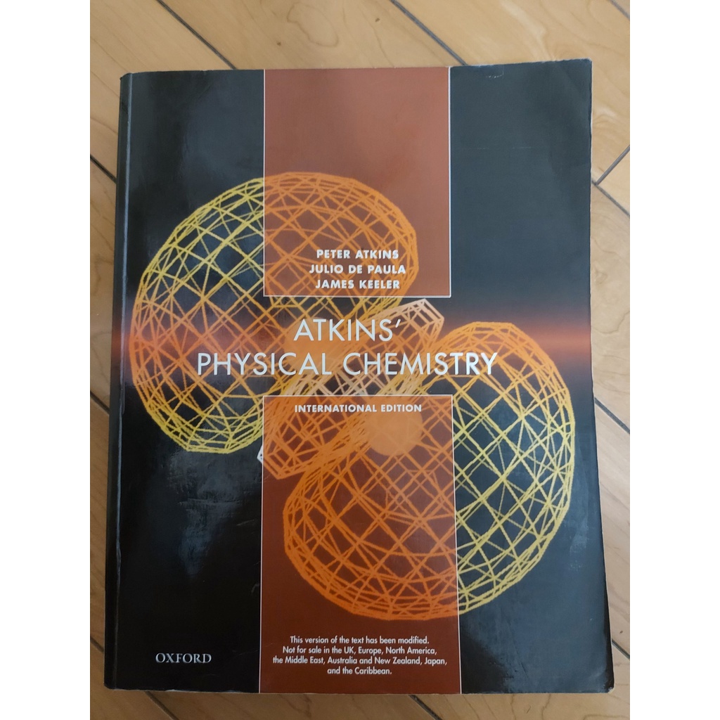 物理化學 Atkins' Physical Chemistry Int. ed 大學用書 化學系