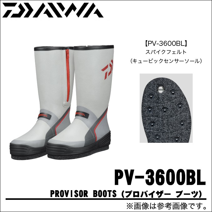 濱海釣具 DAIWA PV-3600BL 灰紅 #24 #26 長筒防滑鞋