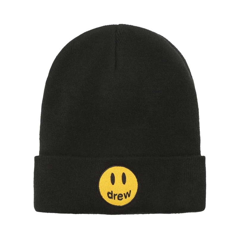 〖LIT-select〗Drew House Mascot Beanie 笑臉 刺繡 針織 毛帽 小賈斯丁