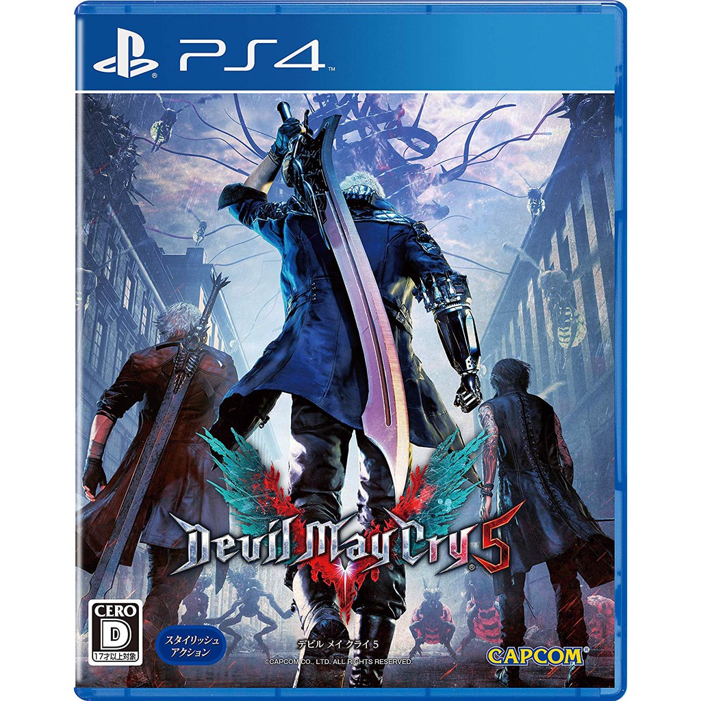 (全新現貨限定特典付)PS4 惡魔獵人 5 Devil May Cry 5 純日版