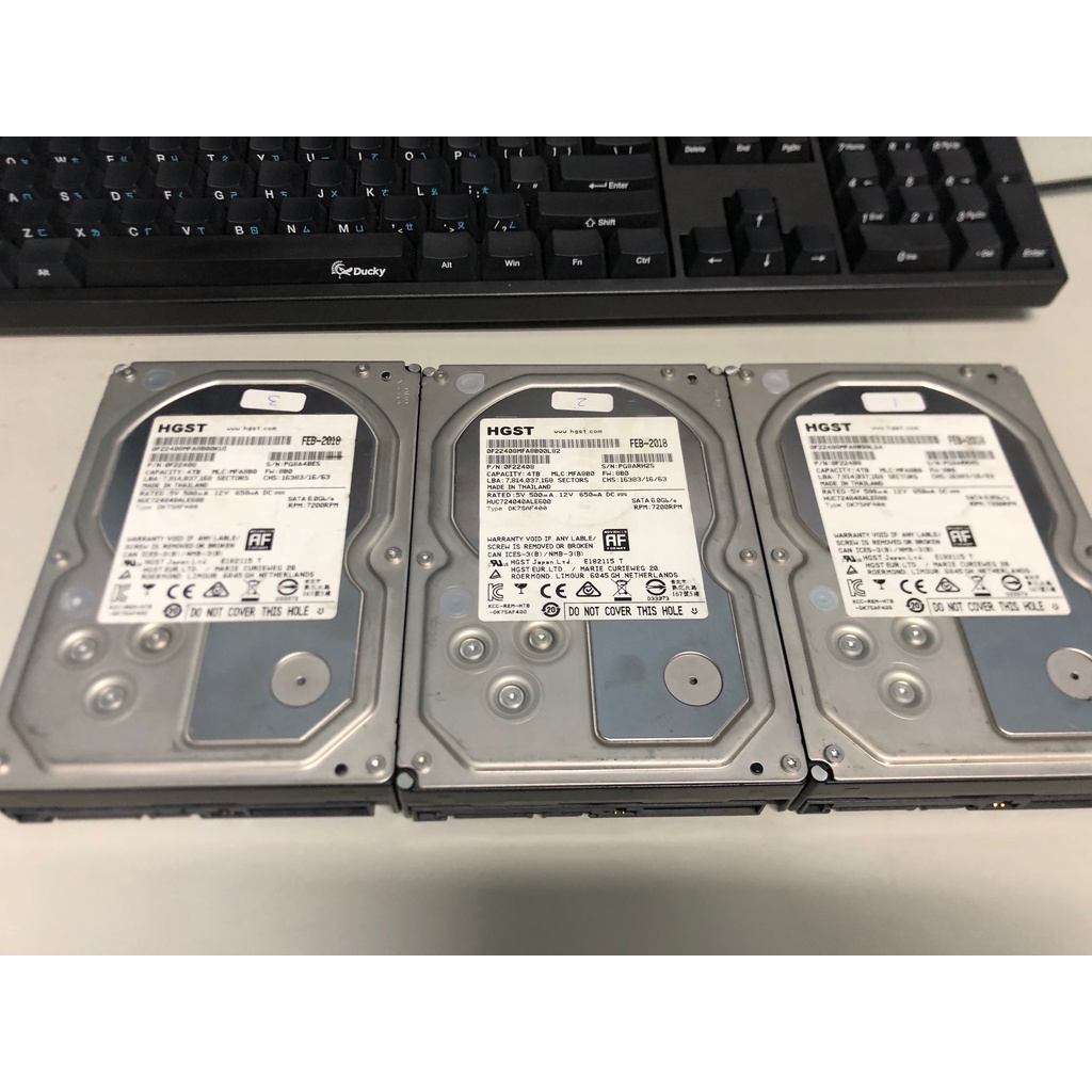 HGST HDD 4TB 二手