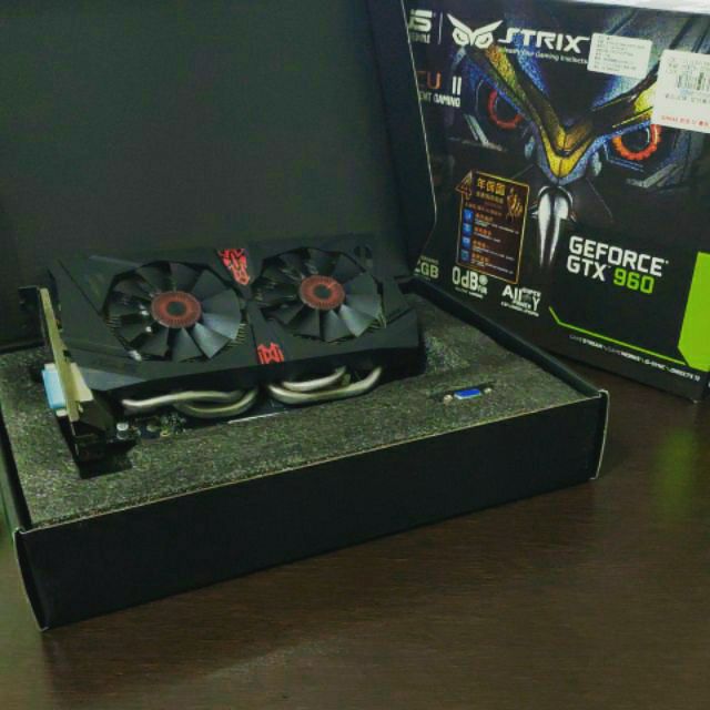 Asus Strix GTX960 2G OC(提供賣家七日保固)