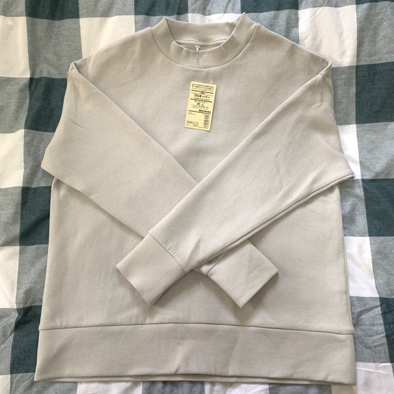 日本購入無印良品muji 女棉混二重織套衫 蝦皮購物