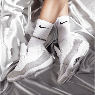Nike Air Jordan 11 Retro 白色 銀色 女鞋 滿天星 AR0715-100