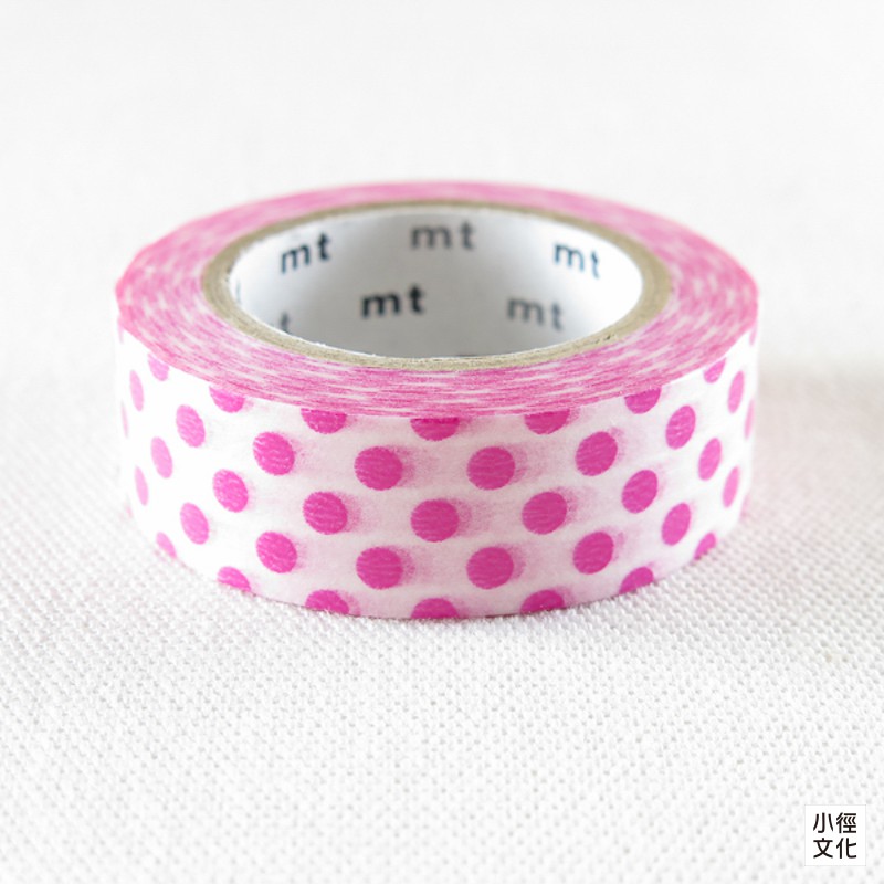 【mt】日本進口和紙膠帶 mt 2014aw 1P DECO - 水玉 . 桃 ( MT01D229 ) ［小徑文化］