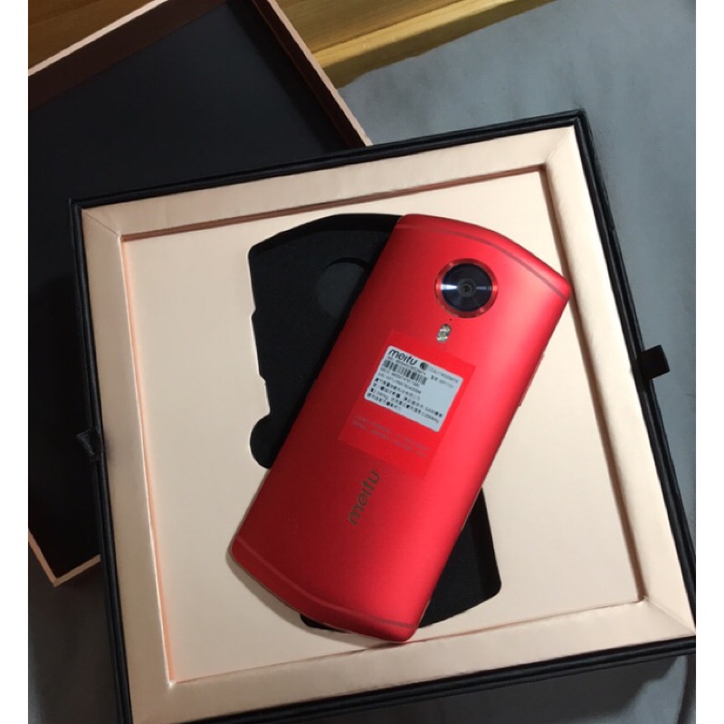 （保留）美圖手機 T8s 橘紅色