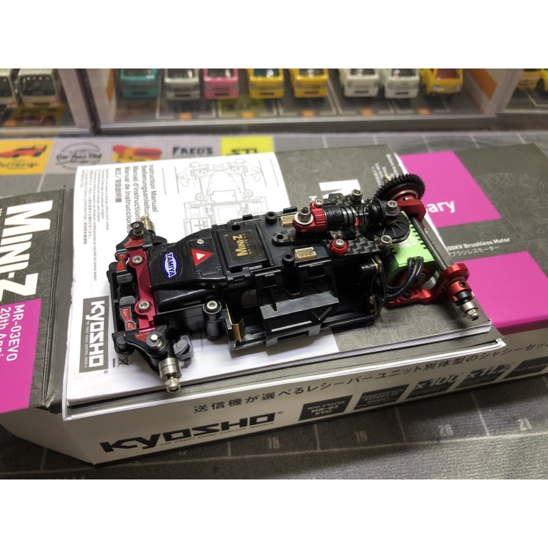 KYOSHO（32792）MINI-Z 20週年紀念版/精裝版 MR-03EVO 紅色改裝件W-MML