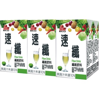 紅牌 速纖飲料(250mlX6包/組)[大買家]