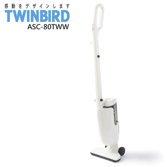 【貓蕊mëöw】TWINBIRD 日本 直立吸塵器 ASC-80TWW 水洗 高CP 簡約 設計感 免耗材 家庭