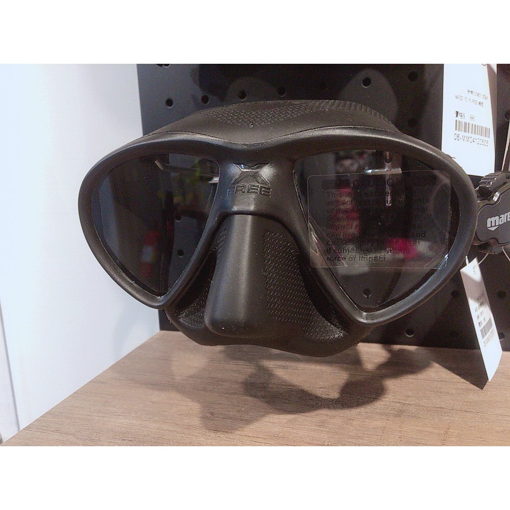 現貨✅Mares X-Free Mask 低容積自潛面鏡 單層矽膠雙面鏡 低容積面鏡 自由潛水 強化玻璃面鏡