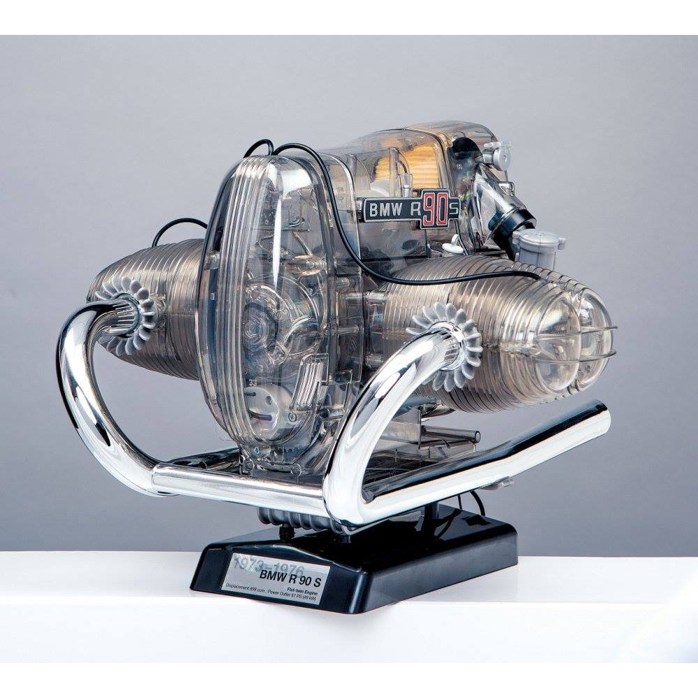 【德國Louis】BMW R90S 水平對臥二缸引擎模型 1:2經典雙缸摩托車重型機車重機發動機自組套件10013347