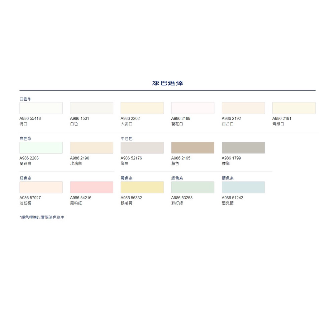 Ici 得利全效合一竹炭乳膠漆白色 百合白 玫瑰白 特白一公升 三重大川 有實體店面 蝦皮購物