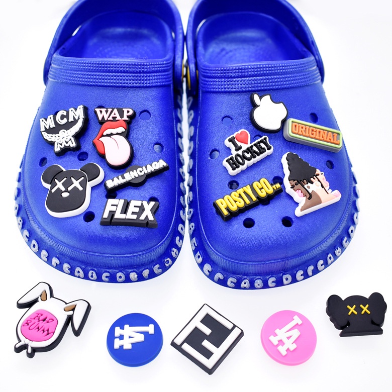 時尚配飾 Crocs Jibbitz 創意“ LV”鞋扣 DIY 智必星卡駱馳洞洞鞋配飾 鞋花鞋子裝飾crocs 洞洞鞋