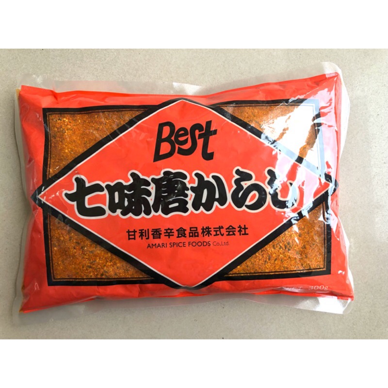 日本s B 七味粉唐辛子辣椒粉best 甘利香辛七味粉300g 東海七味粉 蝦皮購物