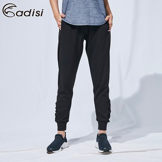 ADISI 女抽繩休閒抽皺縮口錐形褲 AP1911139 (S-2XL)