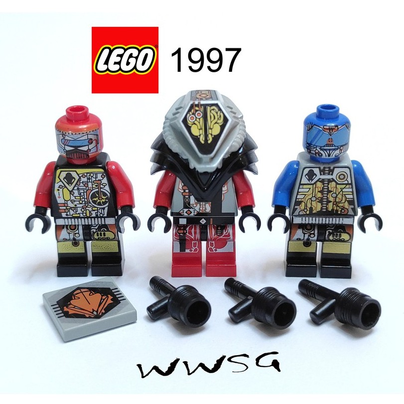 ☢️玩物喪志 1997年 LEGO樂高 絕版外星人UFO人偶組 (科技武器配件零件二手磚散磚DC星際大戰包經典太空人