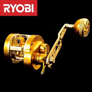 日本RYOBI VARIUS 左手/右手船釣鼓式捲線器 規格:GR-30R【百有釣具】煞車力15KG 高齒輪比7.0:1