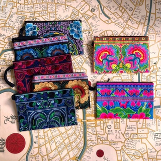 《小巴趴趴造》現貨！泰國～民族風刺繡包包 手工刺繡包 側揹包 水桶包 手拿包