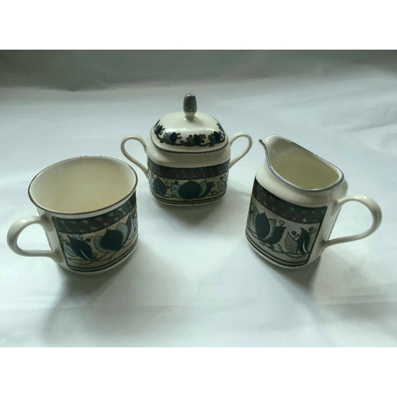 全新收藏品出清區 日本mikasa 日本進口時尚蔓藤花紋高級花茶組 一組3入 蝦皮購物