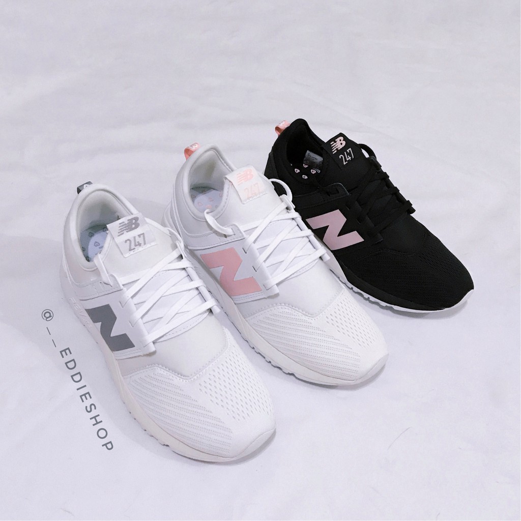 三色特價活動new Balance 247 Nb247 白粉粉愛心黑白灰拉環鞋墊網布男女鞋 蝦皮購物
