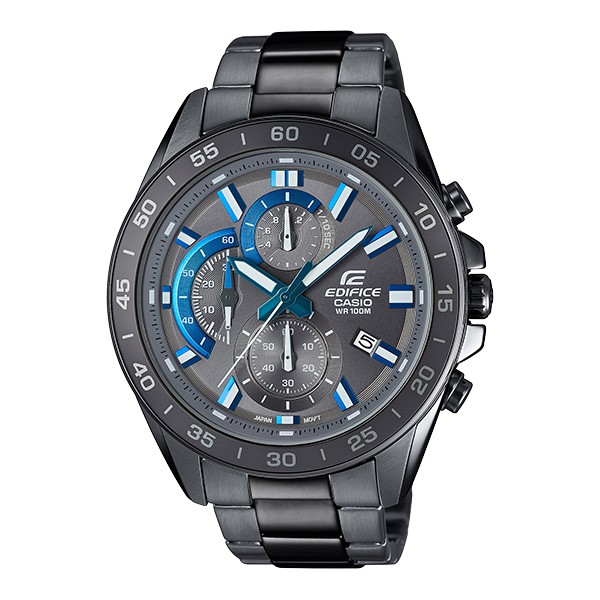 【CASIO】卡西歐 EDIFICE賽車系列 三眼男錶 防水100米 EFV-550GY-8A 台灣卡西歐保固一年