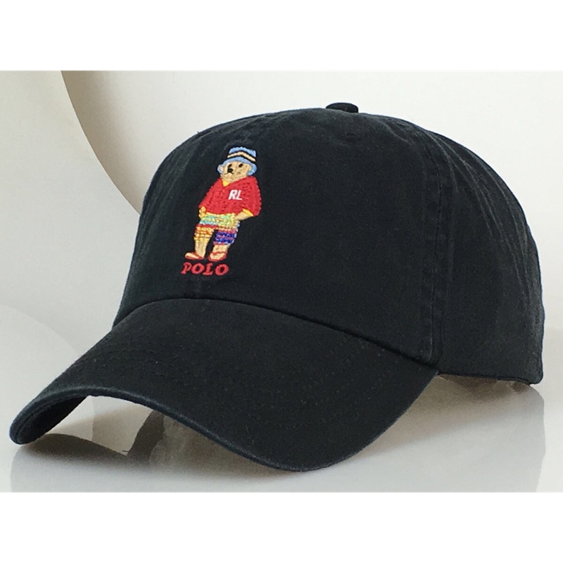 KK 熱賣 Polo Ralph Lauren 黑色漁夫帽小熊 小熊老帽 鴨舌帽 棒球帽 漁夫帽 帽子 台灣沒有發售