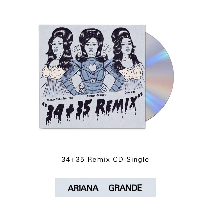 Ariana Grande positions 官網限定單曲 34+35 Remix CD