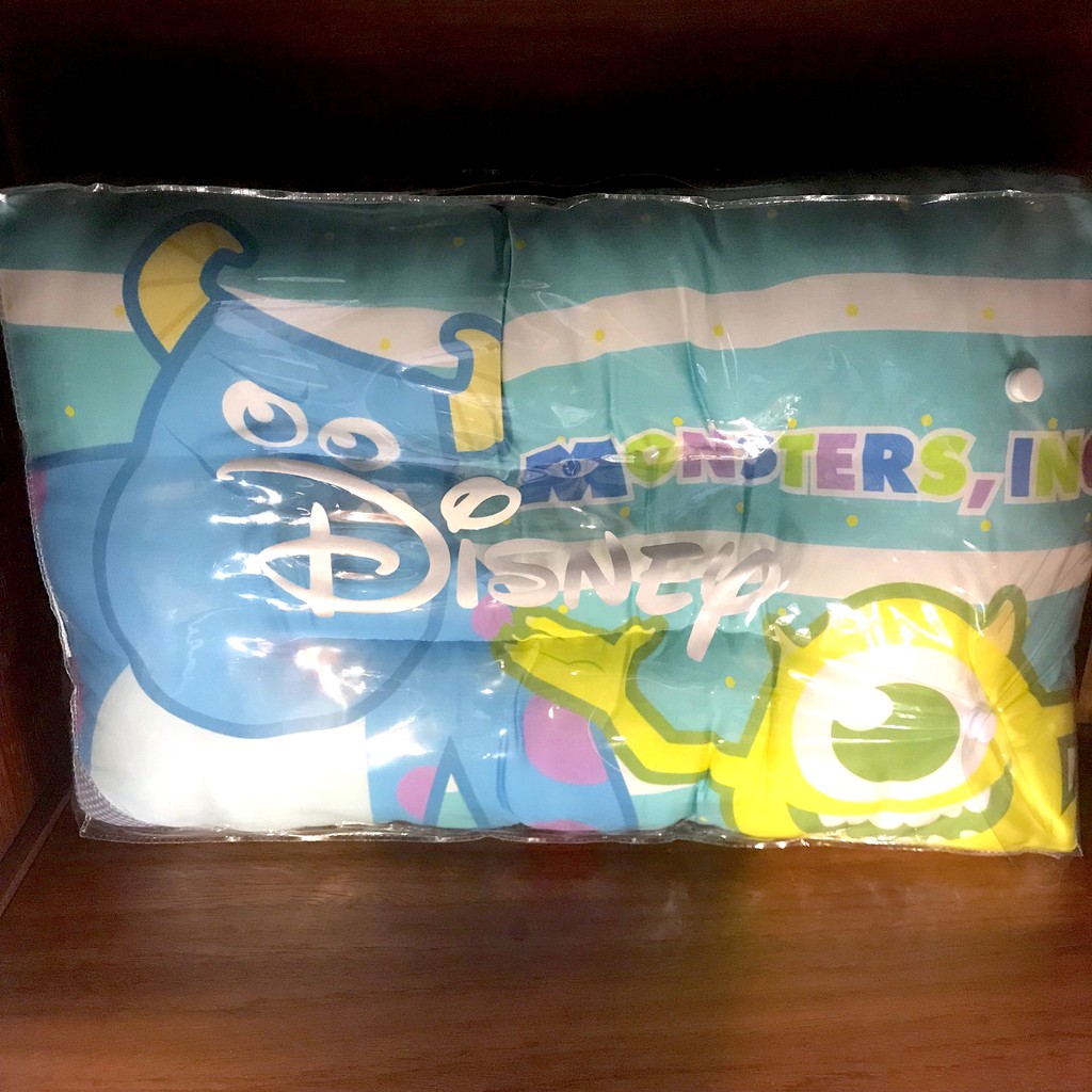 Disney 迪士尼 怪獸電力公司 怪獸大學 毛怪 大眼仔 枕頭 水洗枕 全新